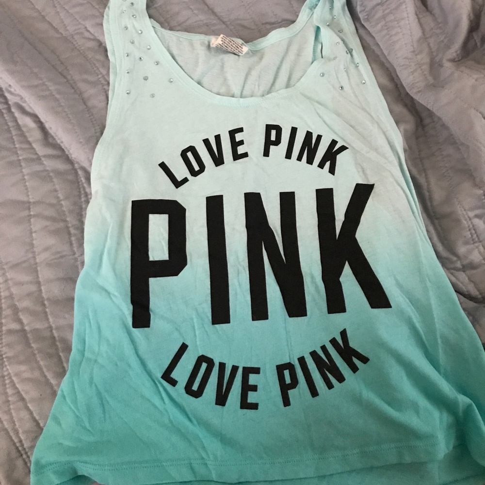 victoria's secret pink tank top