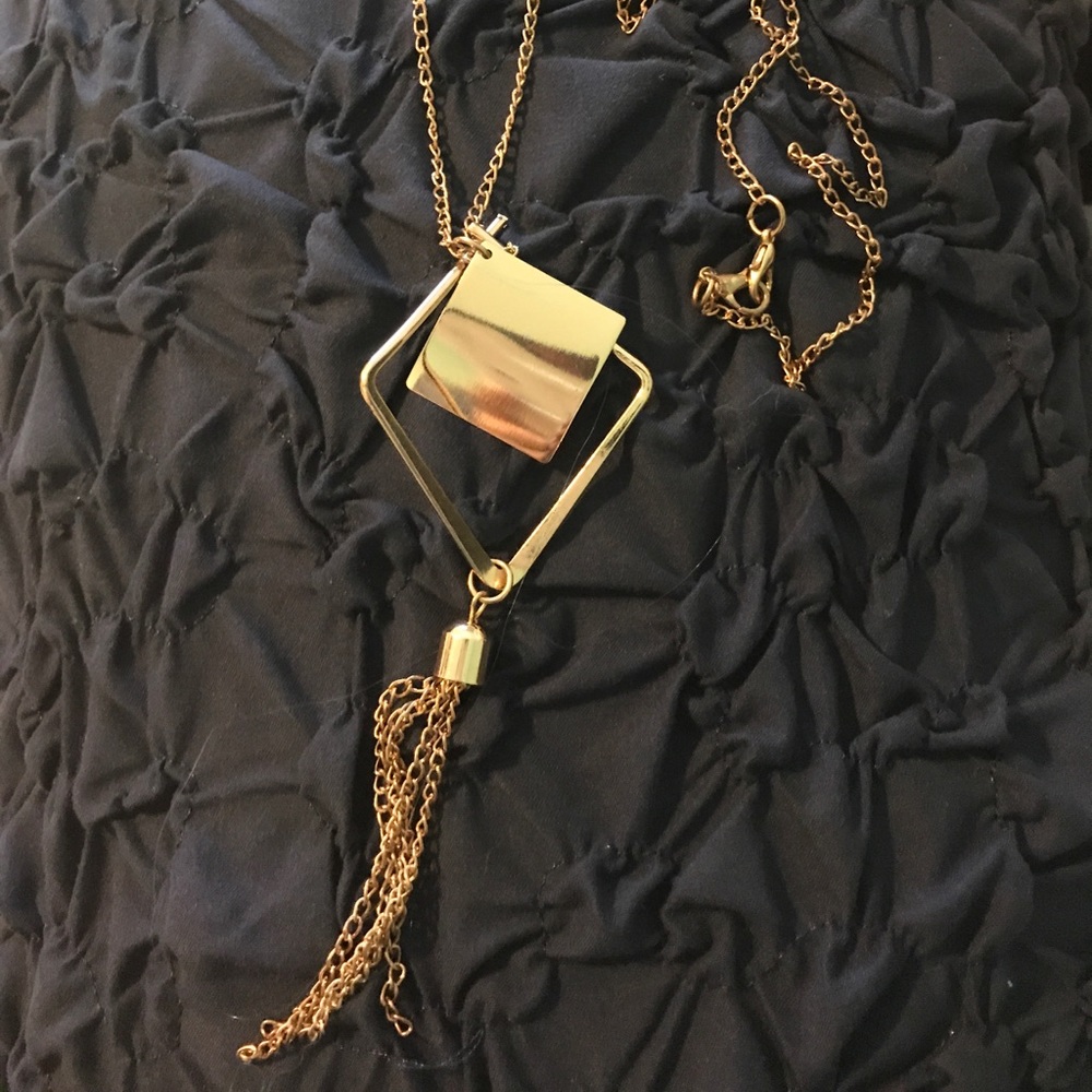 Long stylish necklace