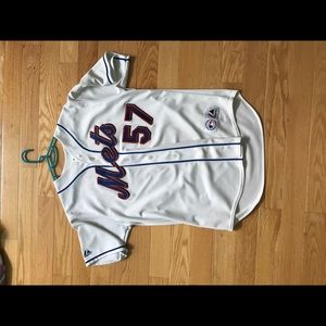 AUTHENTIC STITCHED METS SANTANA JERSEY