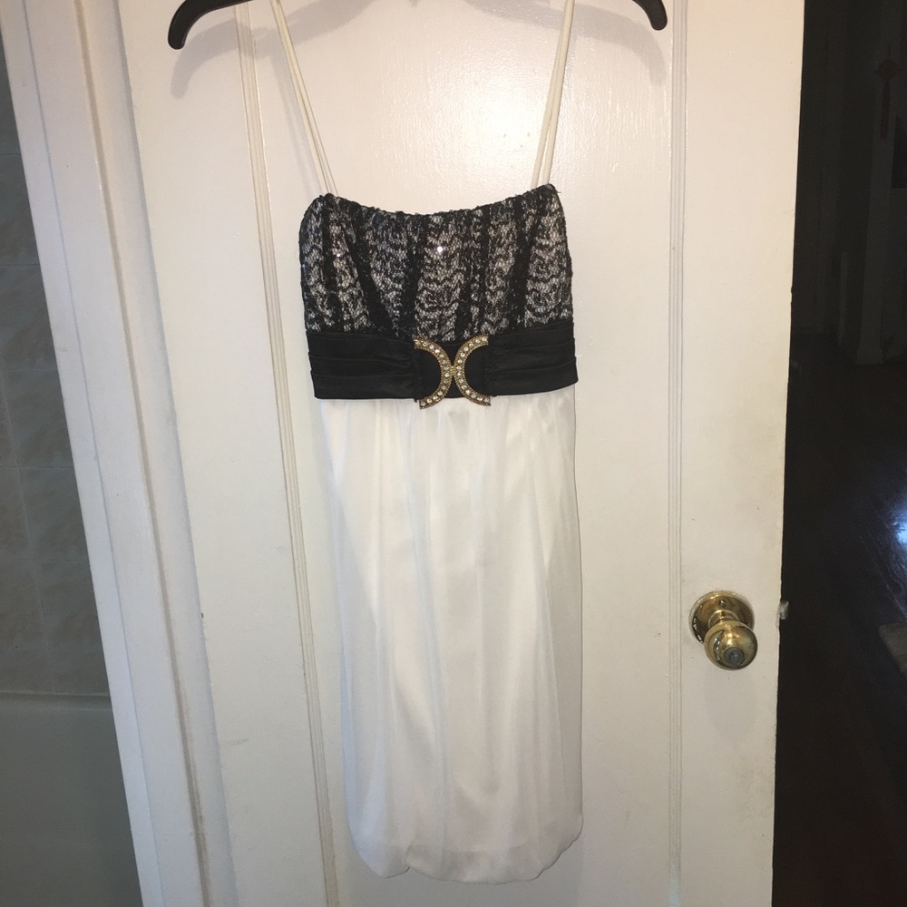 NWT fancy white dress