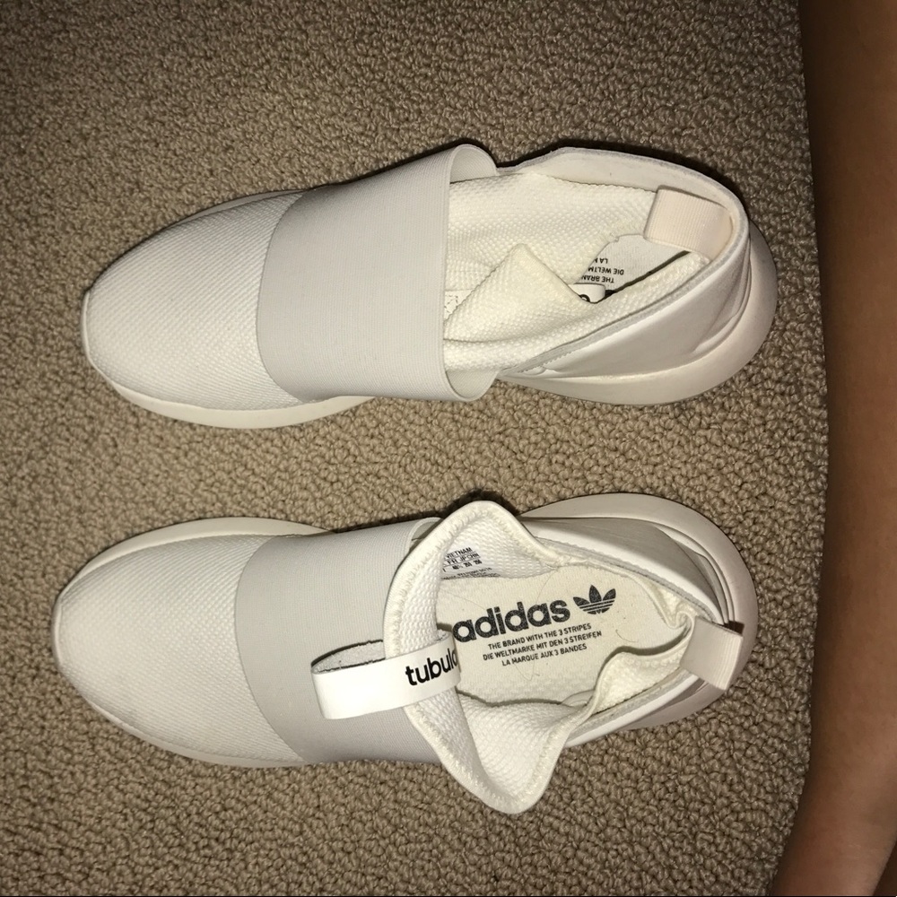 White adidas shoes