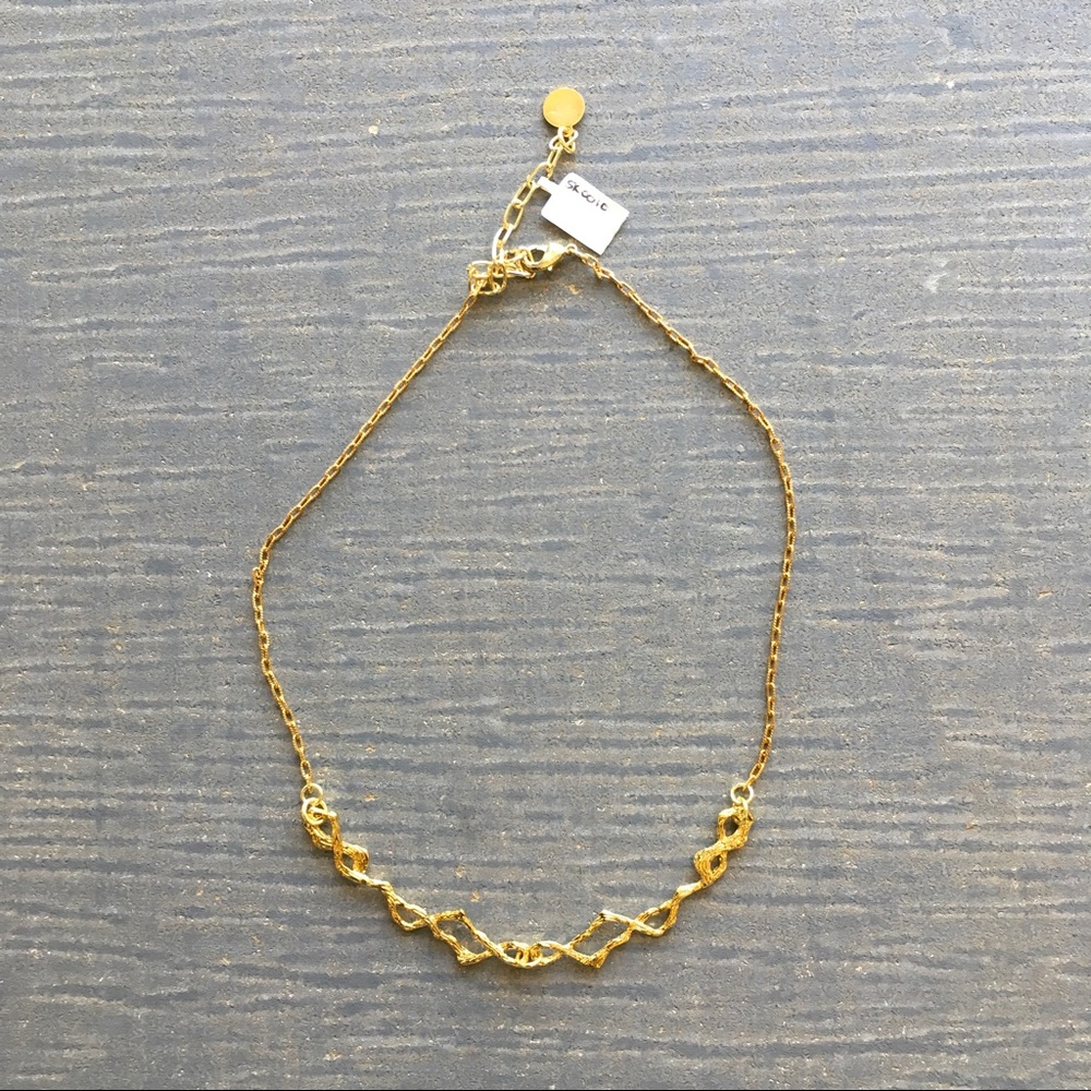 Branch Necklace 14 KT Plate NEW Jessica Elliot