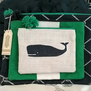 Mudpie  **ADORABLE** Jute Case Trio Set