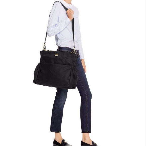 Authentic Tory Burch Travel Nylon Baby Bag in Navy - Picture 7 of 8