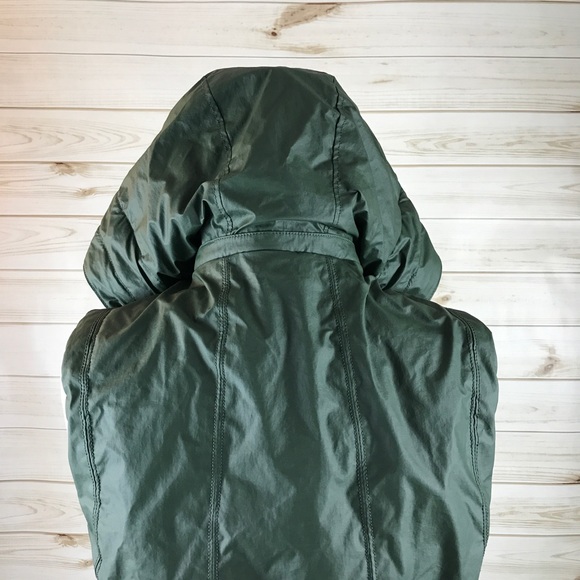 Althea Alpine Women's Green Hooded Zip Vest - Picture 4 of 7