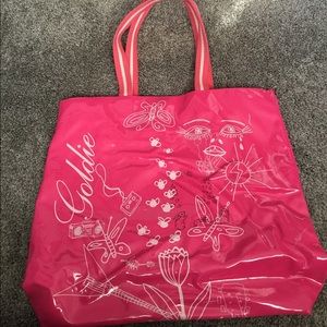 Goldie pink tote