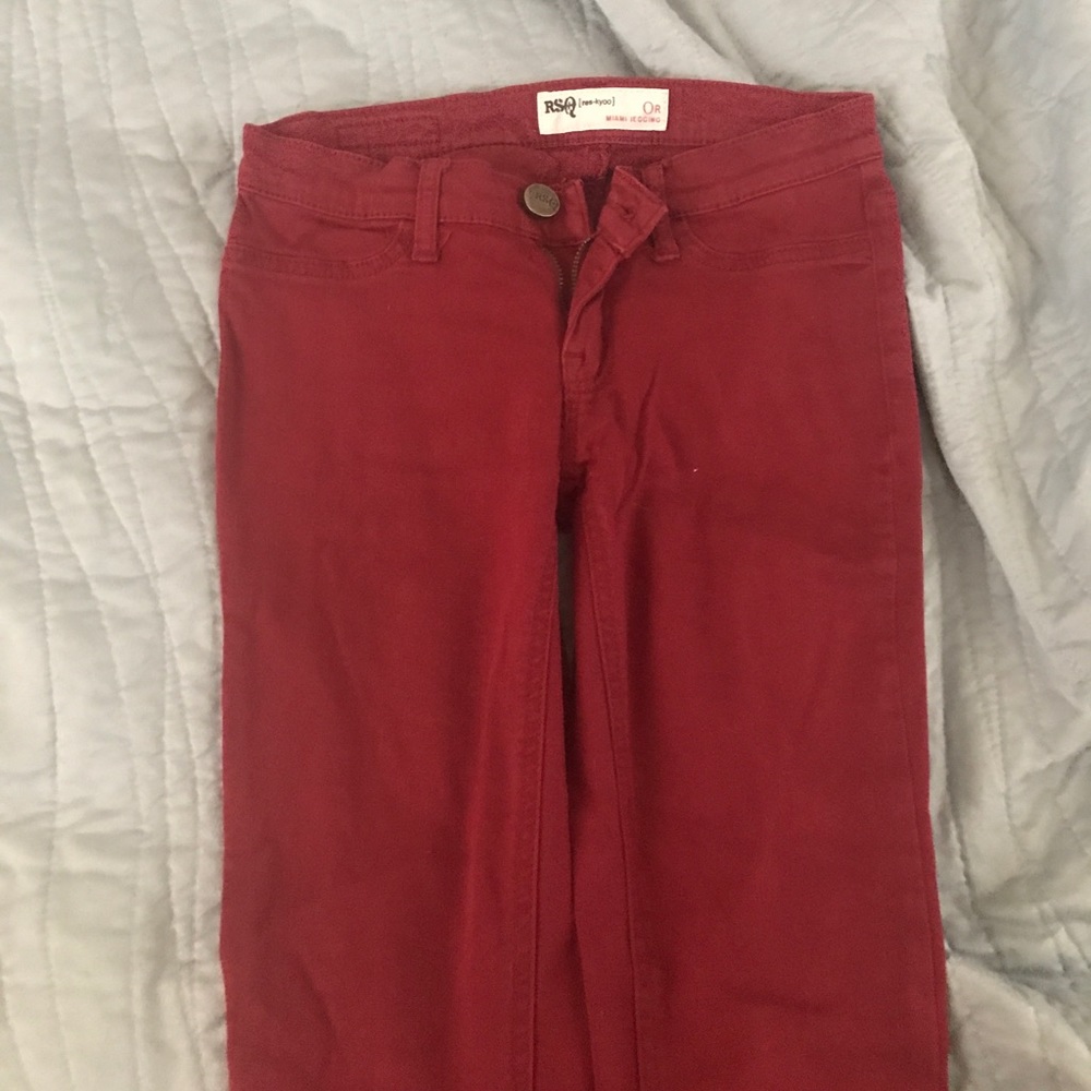 RSQ red jeggings