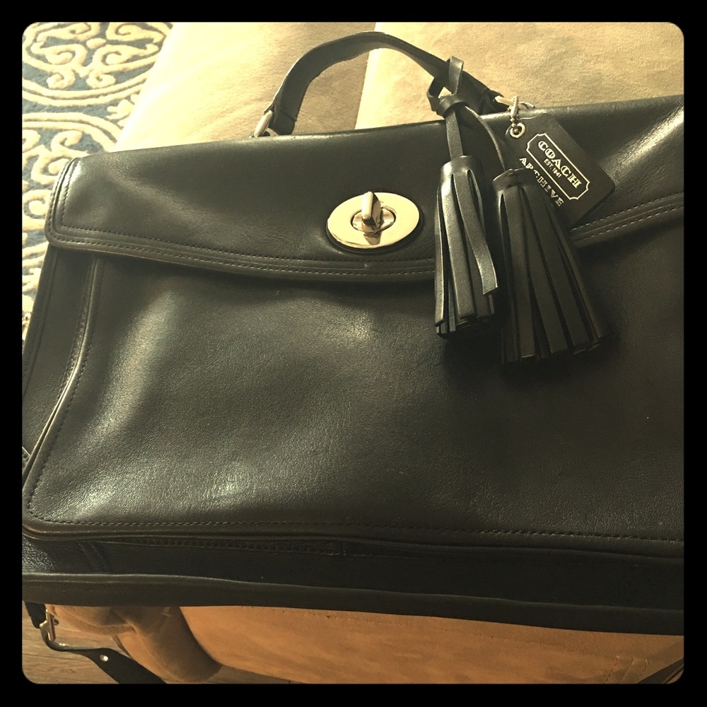 Coach briefcase bag