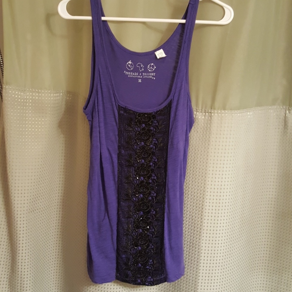 Cute purple and black tank from buckle