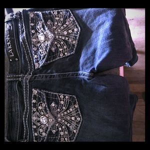 La idol jeans size5 boot cut