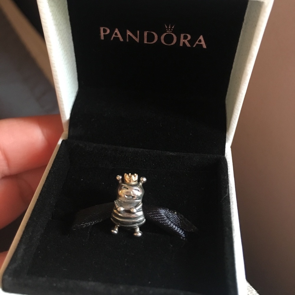 Authentic pandora queen bee charm