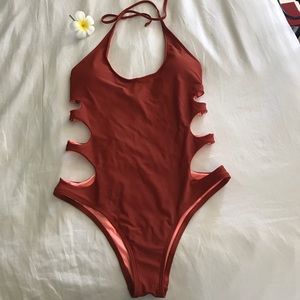 Aerie cut out one piece