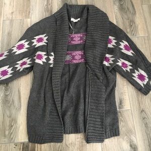 Tribal print sweater