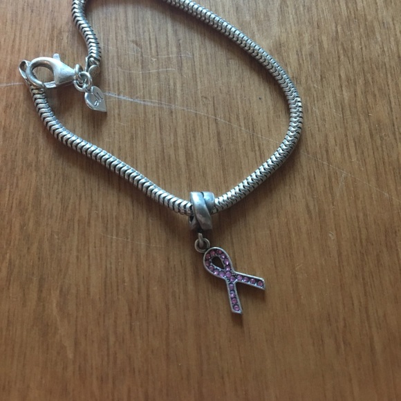 *SOLD* Breast cancer awareness charm! - Picture 2 of 2