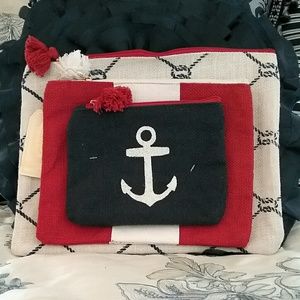 Mudpie ** ADORABLE ** Jute Case Anchor Set
