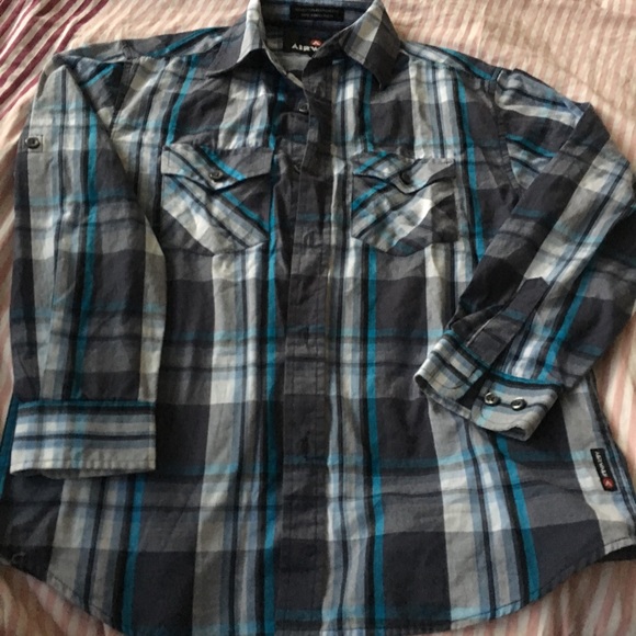 LAST CHANCE AIRWALK Boys long sleeve button down shirt - Picture 2 of 6
