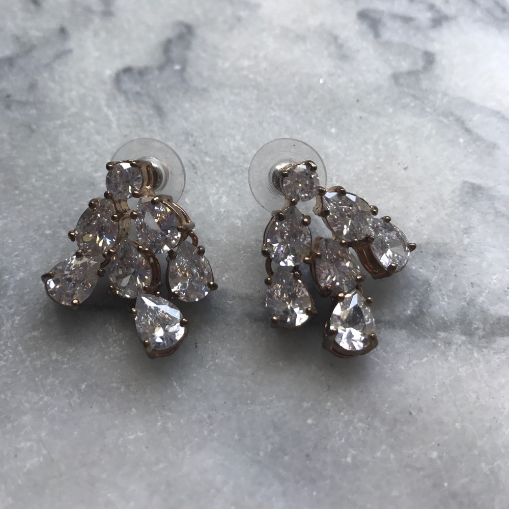 Kate spade crystal dangle earrings