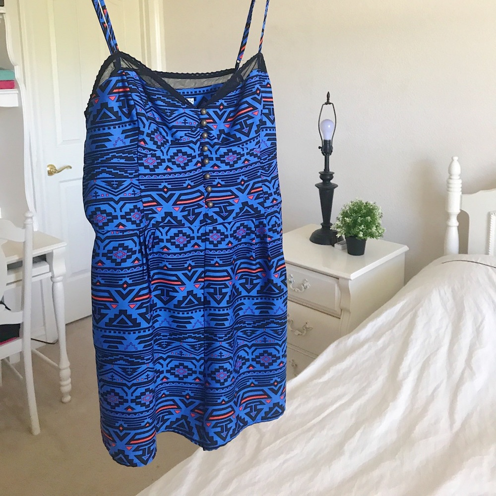 Tribal Print Romper