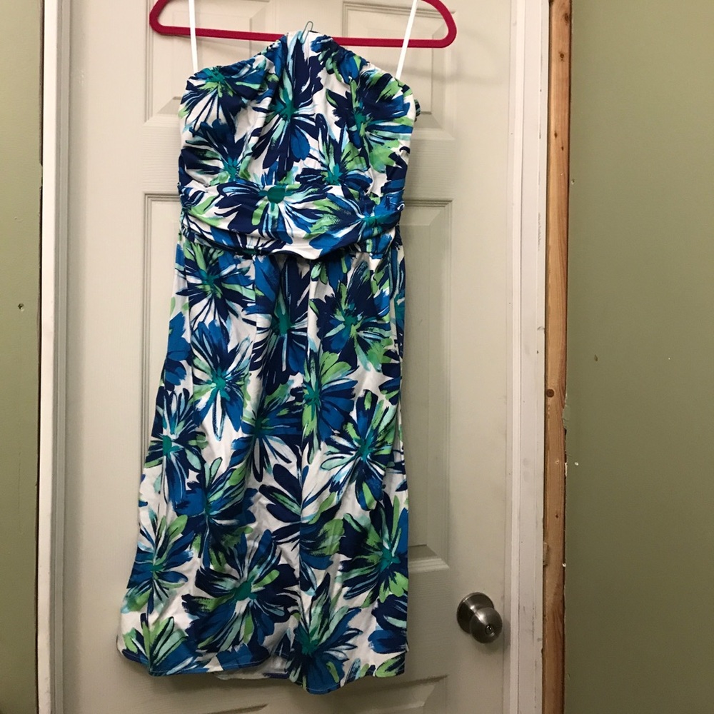 Strapless cocktail dress