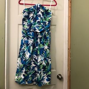 Strapless cocktail dress