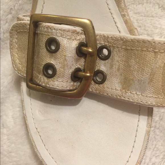 Coach Vintage Signature "C" Platform Sandals - Picture 4 of 8