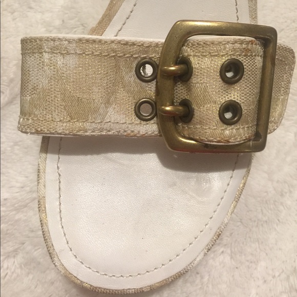 Coach Vintage Signature "C" Platform Sandals - Picture 5 of 8