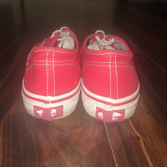 Red Vans - Picture 3 of 5