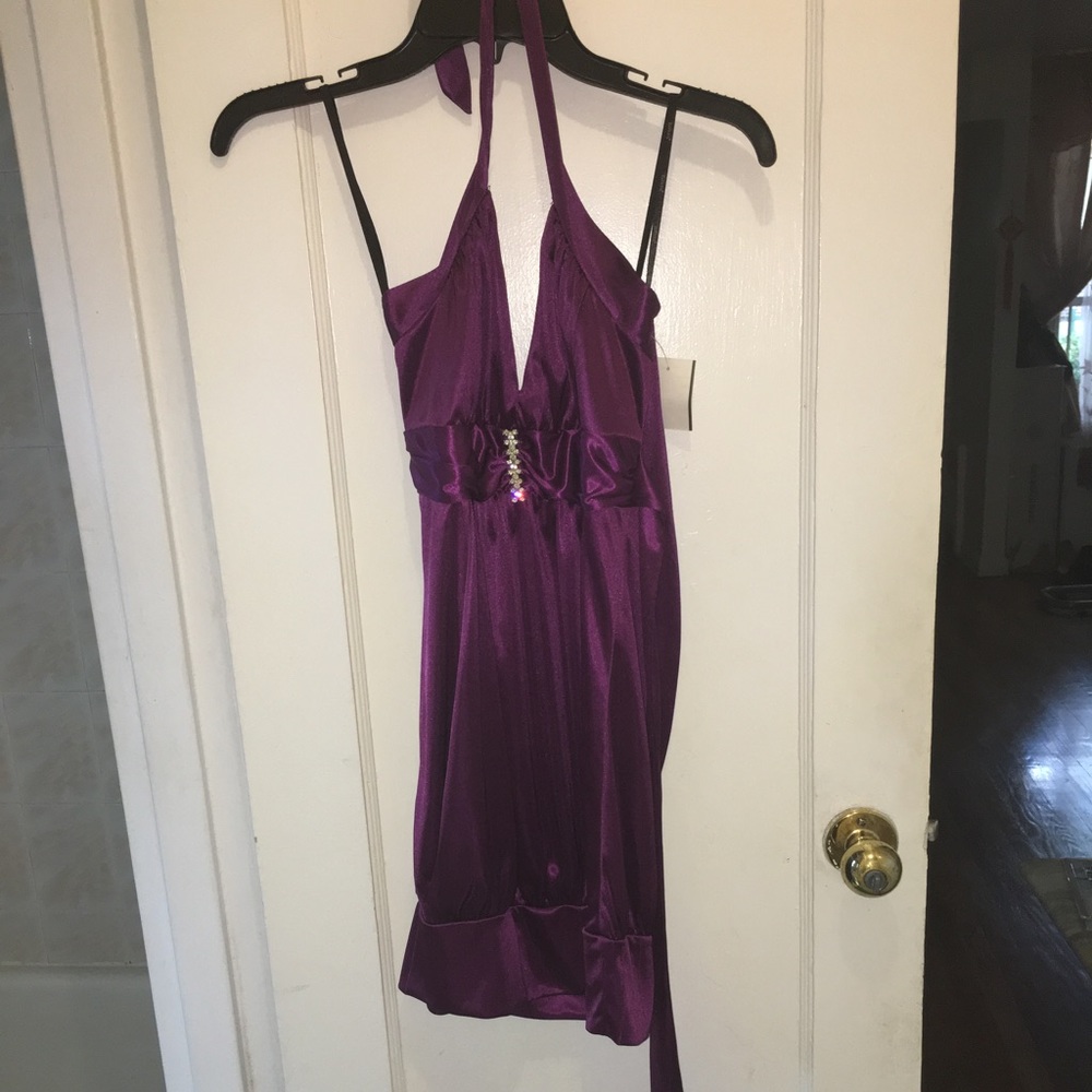 NWT sexy purple dress