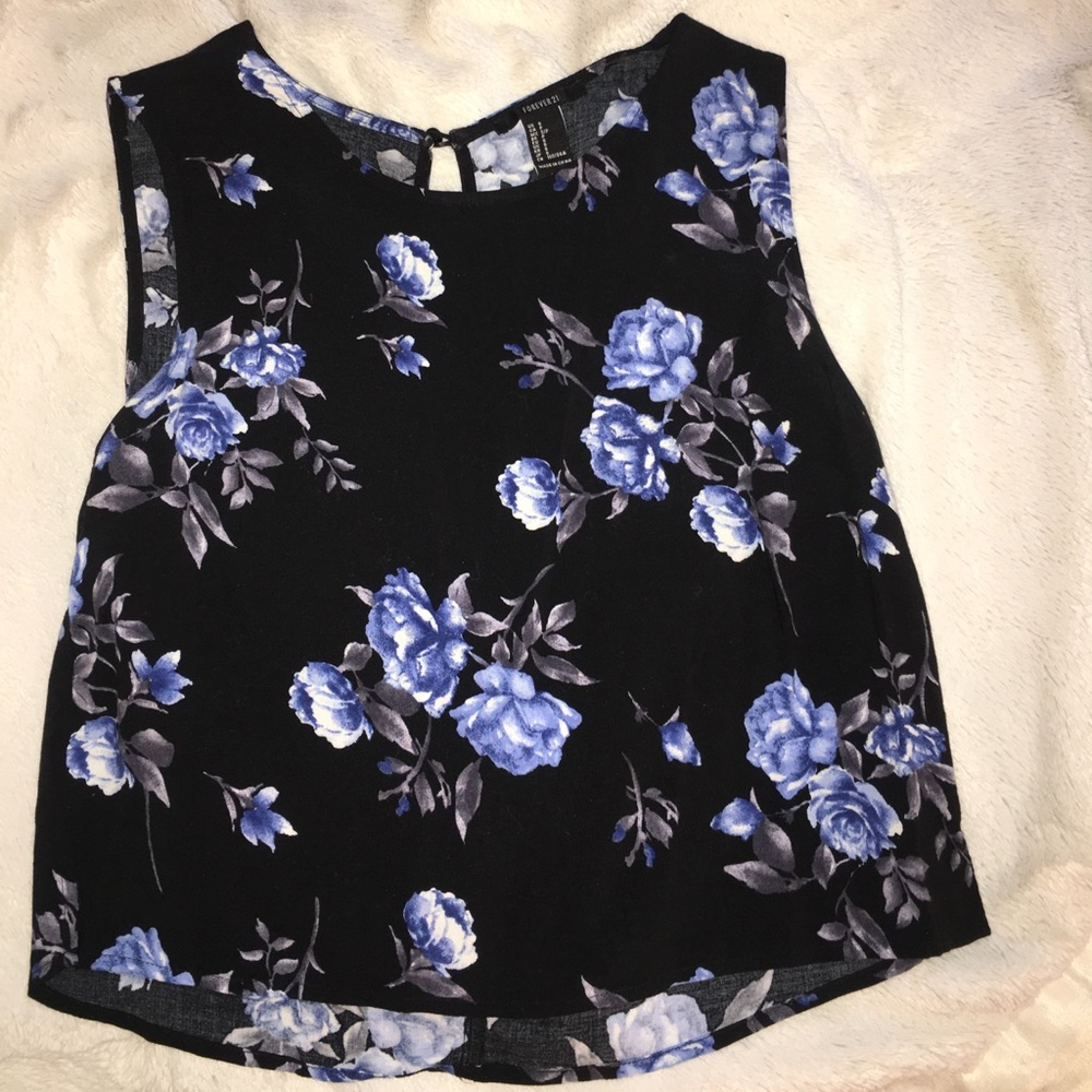 Floral Forever 21 Top