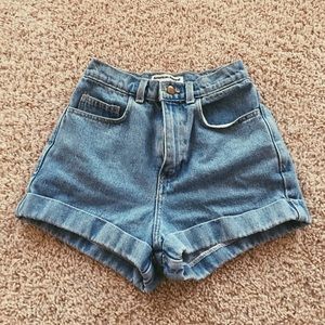 American Apparel high waisted shorts