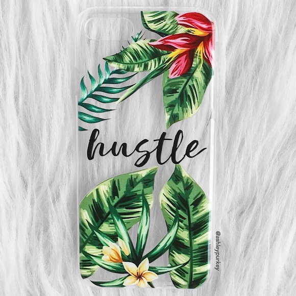 ❤️SALE❤️ hustle green tropical iPhone 7 Plus case - Picture 2 of 3