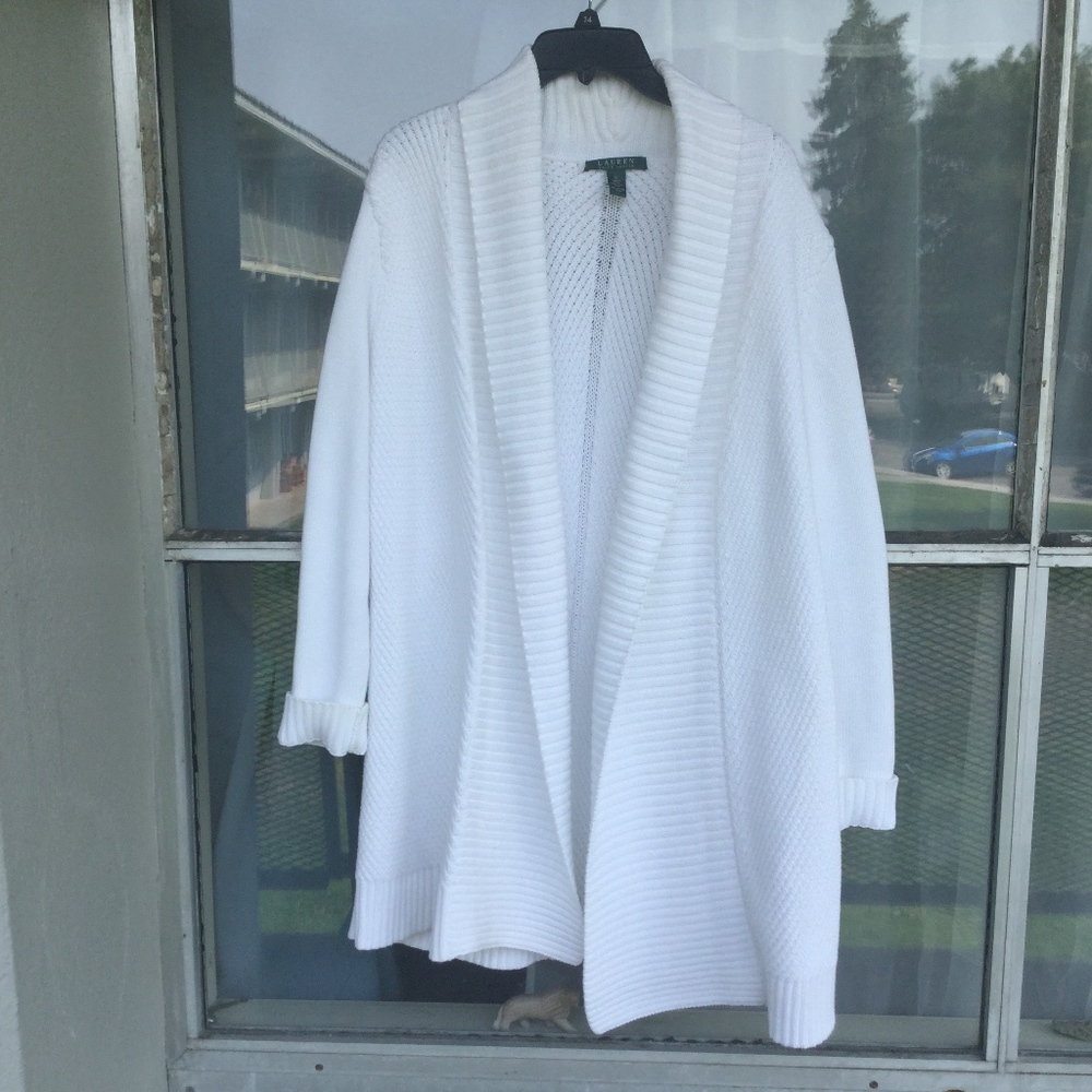 Lauren Ralph Lauren Oversized Cardigan Sweater XL