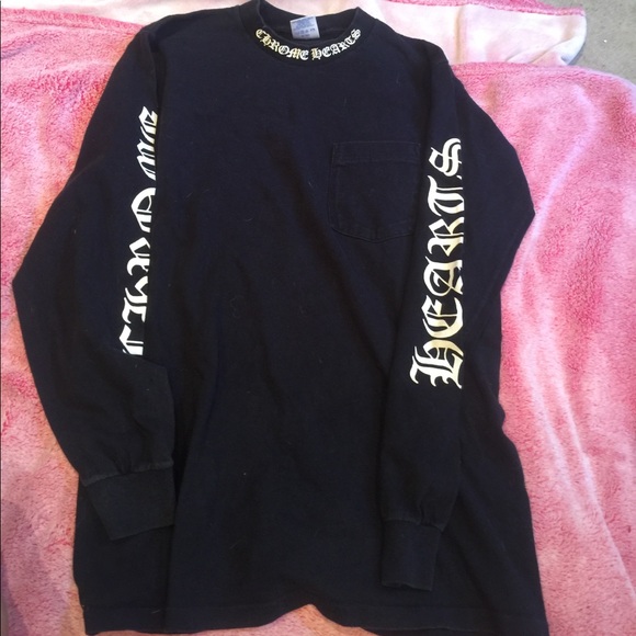 Chrome hearts long sleeve tee Clearance