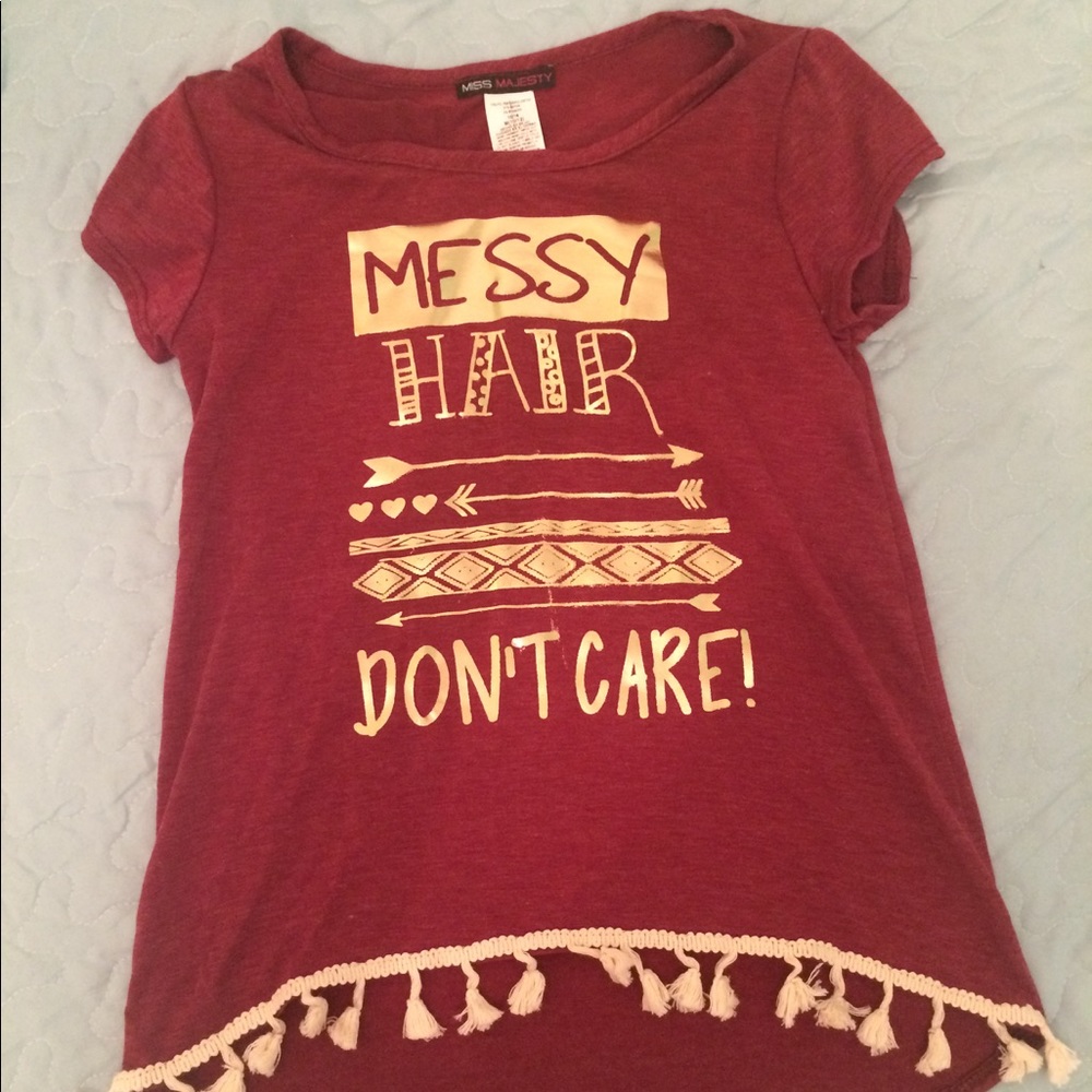 Messy hair don't care! Miss majesty size 10/12