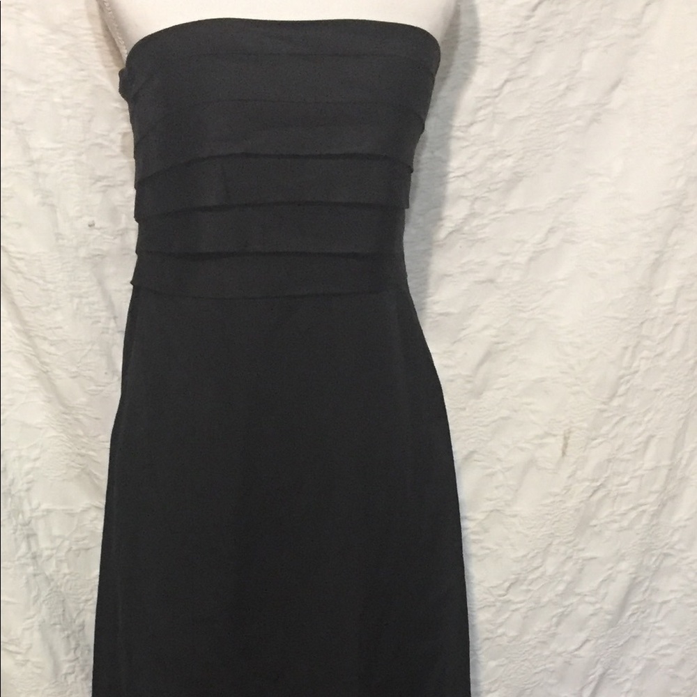 Merona Black Cotton/Rayon Dress Size 8