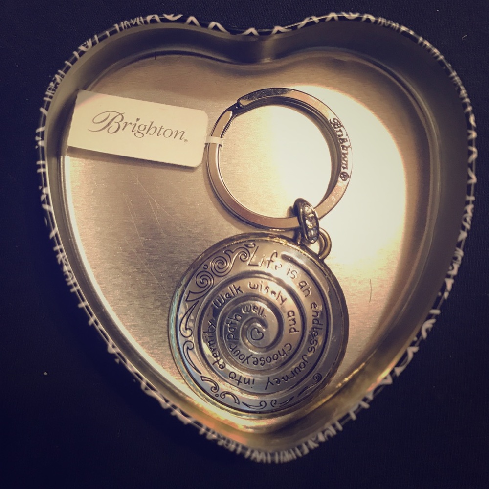 Brighton keychain with decorative tin box!
