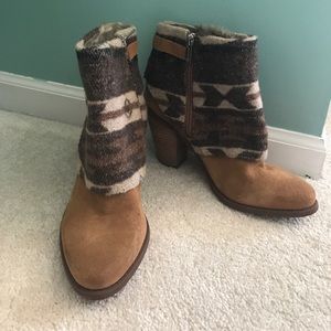 Jessica Simpson Fur-lined booties