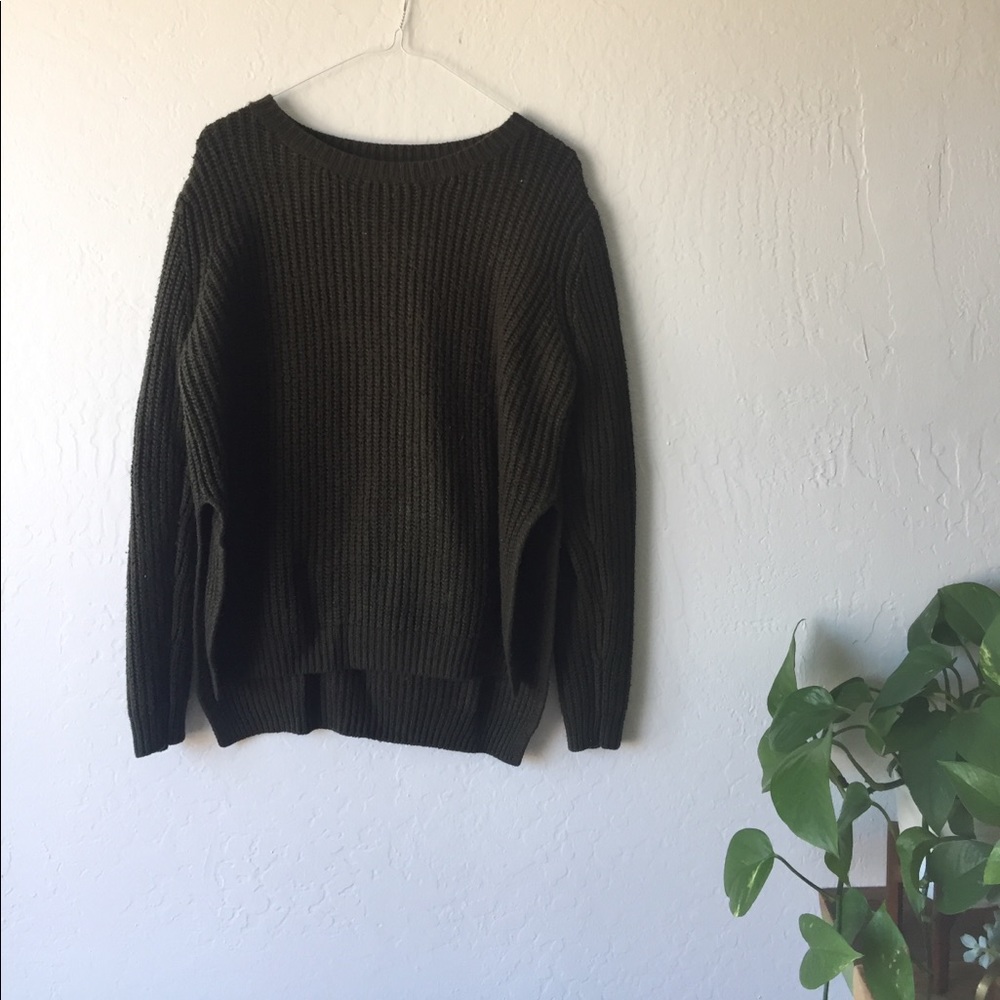 Forever 21 Olive Green Sweater