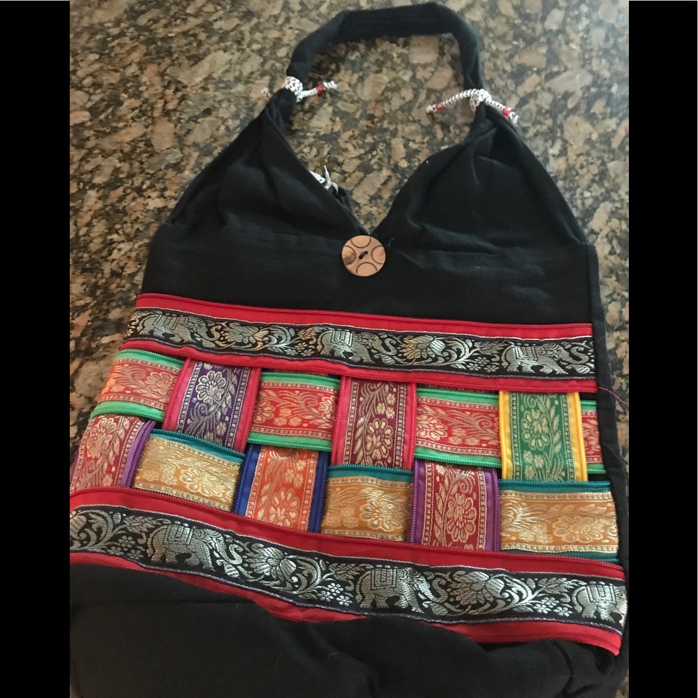 SOLDBoho hobo bag! Great cotton bag!
