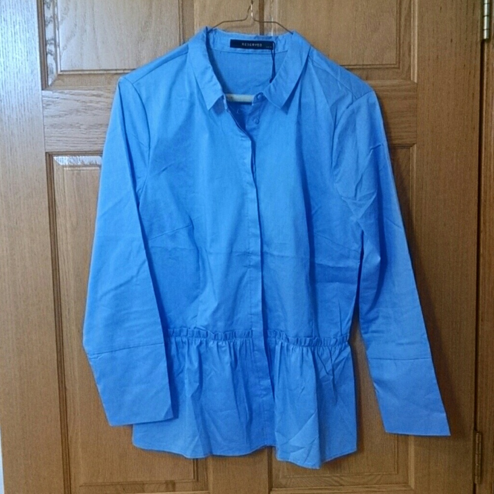 European Blue blouse