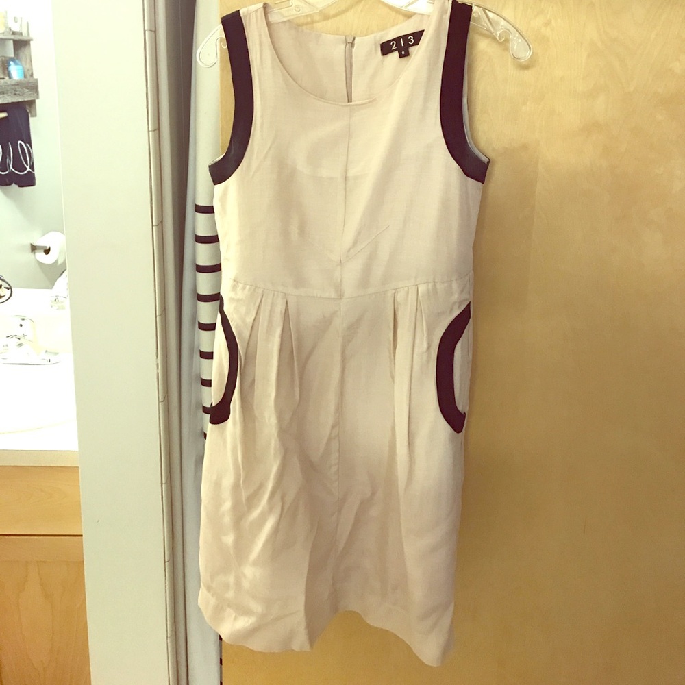 Silk off-white gorgeous cocktail dress