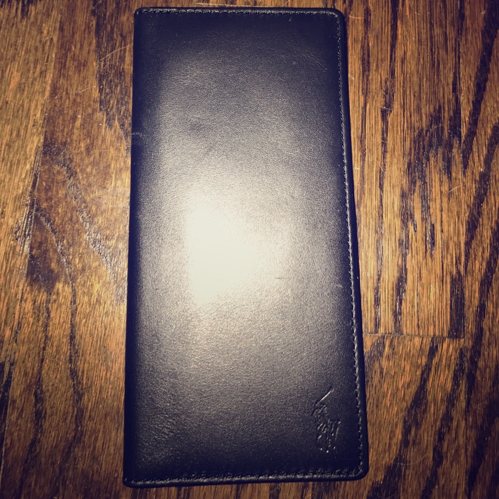 Men's Black Polo Ralph Lauren 7-Slot Wallet