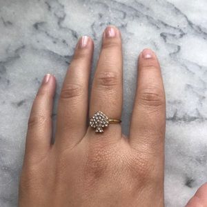 Kate spade sparkly gold ring