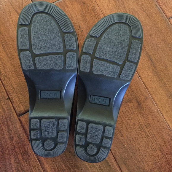 Born Brown leather clogs - Picture 3 of 5