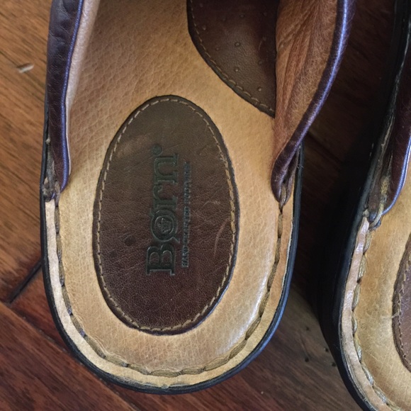 Born Brown leather clogs - Picture 4 of 5