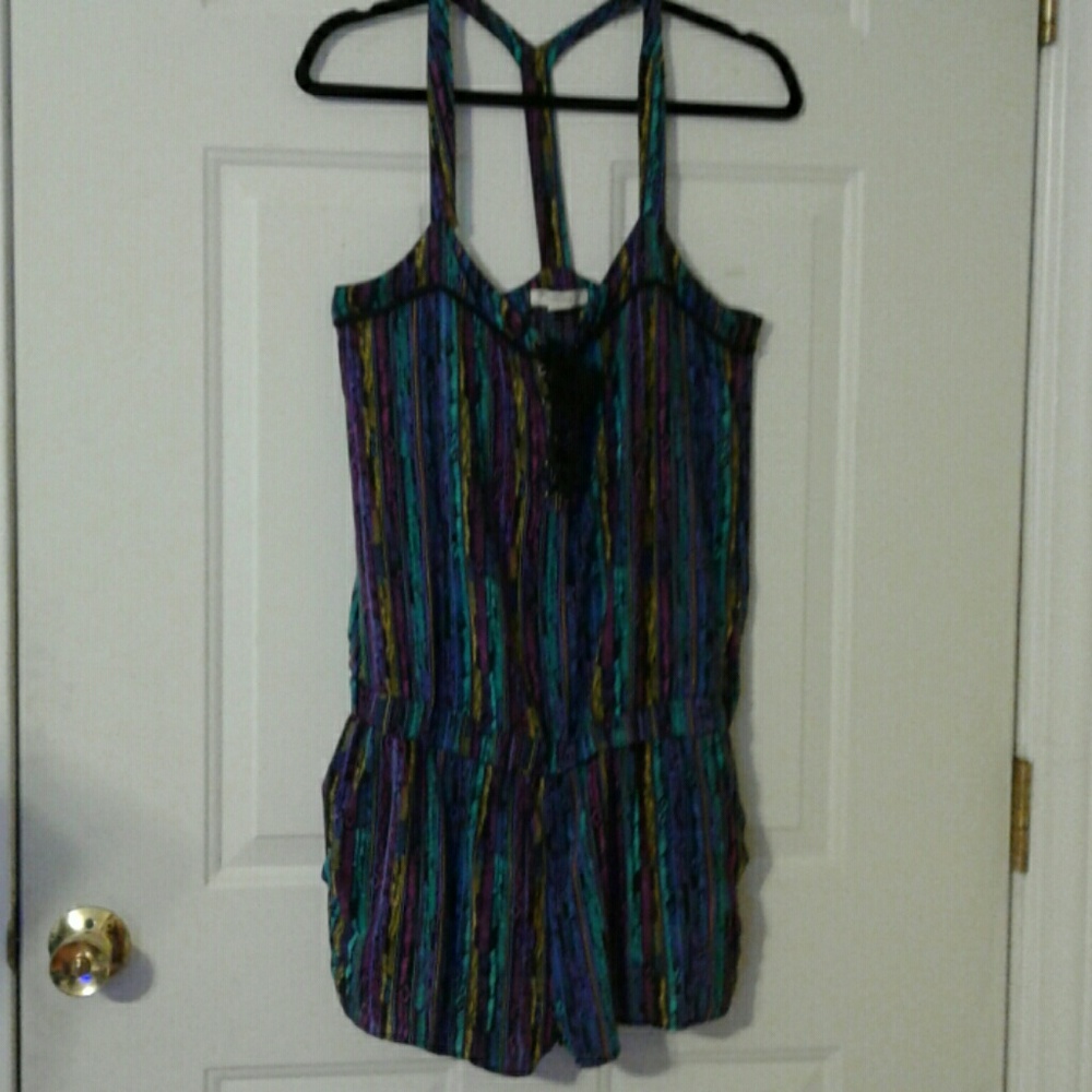❤️5/$25 Forever 21 Multicolored Romper