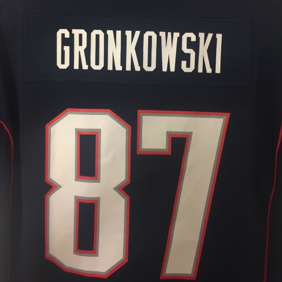 NWOT Authentic Patriots Jersey - Picture 2 of 2