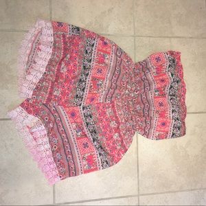 off the shoulder romper