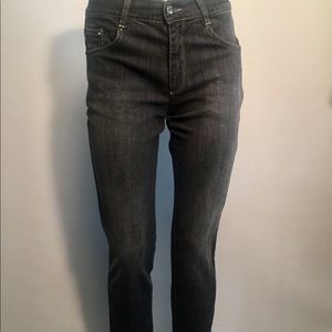 Cannella Italian faded black jeans Sz 42 (5) M