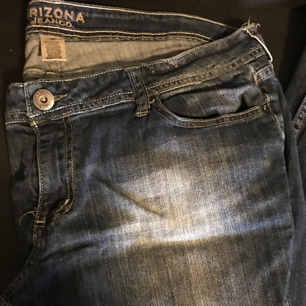 Womens Juniors 19 Arizona Curvy Boot Jeans